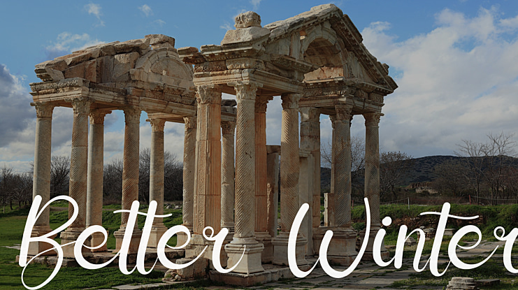 Better Winter Font