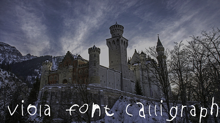 viola_font Calligraphr Font
