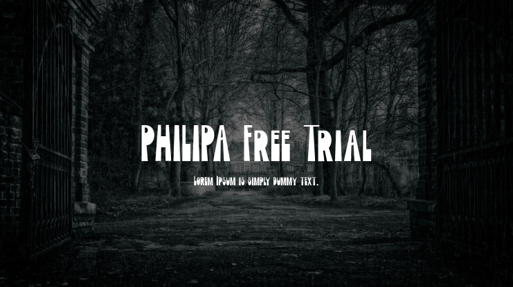 PHILIPA Free Trial Font