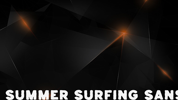 Summer Surfing Sans Font