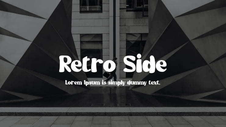Retro Side Font