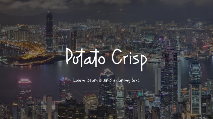Potato Crisp Font