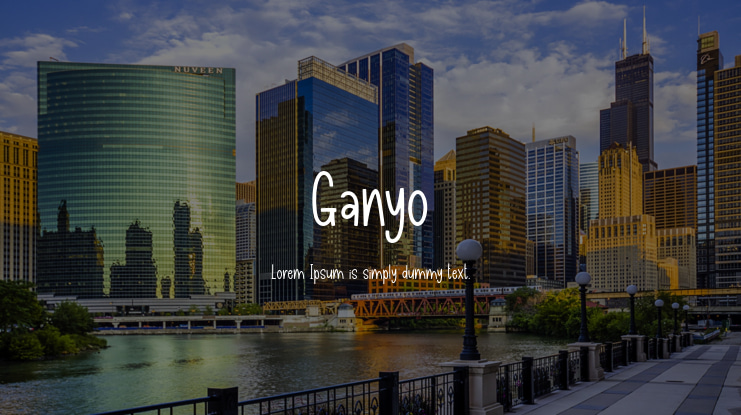 Ganyo Font
