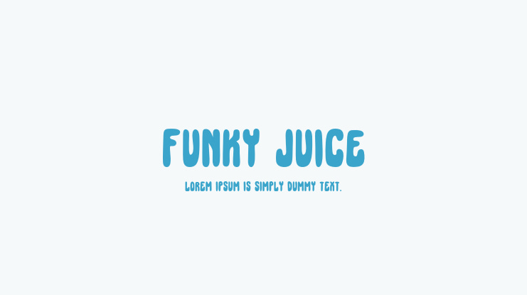 Funky Juice Font