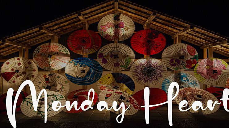 Monday Heart Font