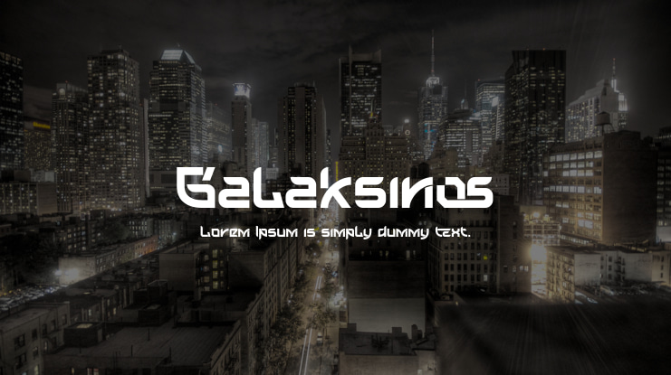 Galaksinos Font