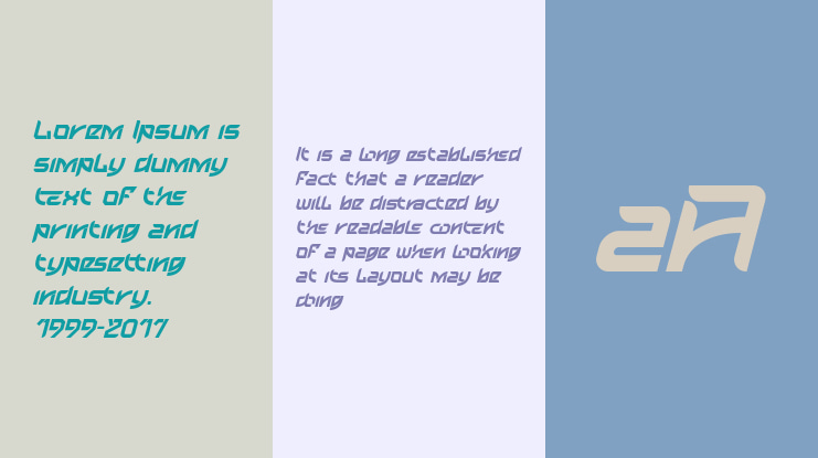 Galaksinos Slant Font