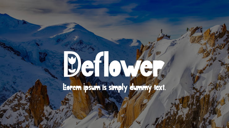 Deflower Font