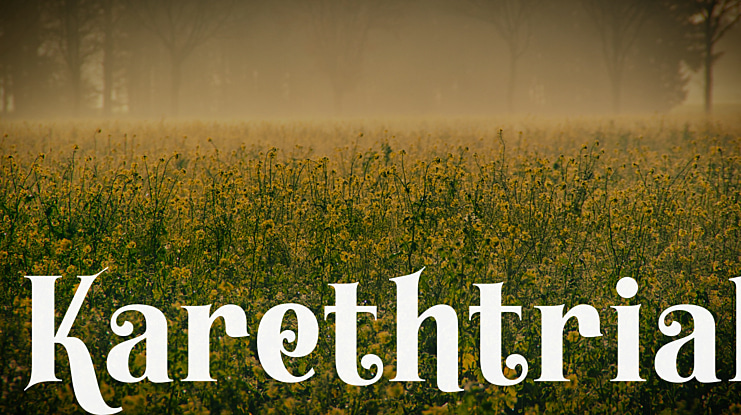 Karethtrial Font