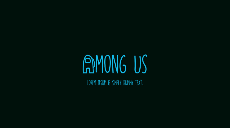 Among Us Font
