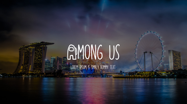 Among Us Font: Download Free Font & Logo