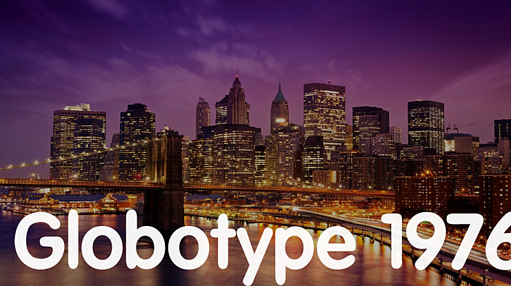 Globotype 1976 Font