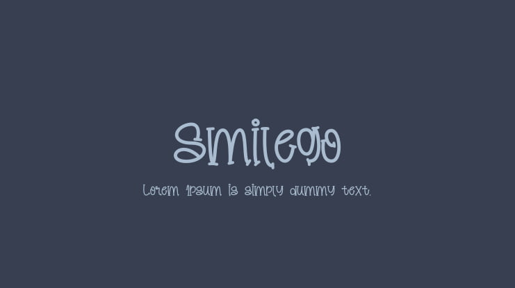 Smilego Font Family