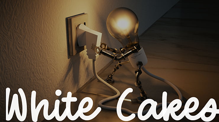 White Cakes Font
