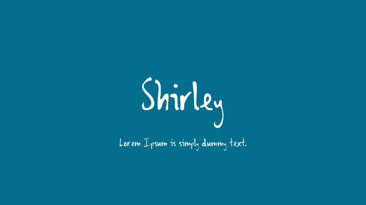 Shirley Font