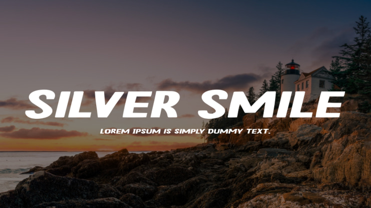 Silver Smile Font