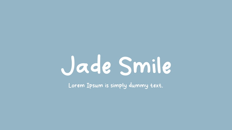 Jade Smile Font