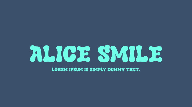 Alice Smile Font