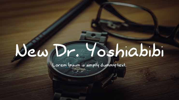 New Dr. Yoshiabibi Font