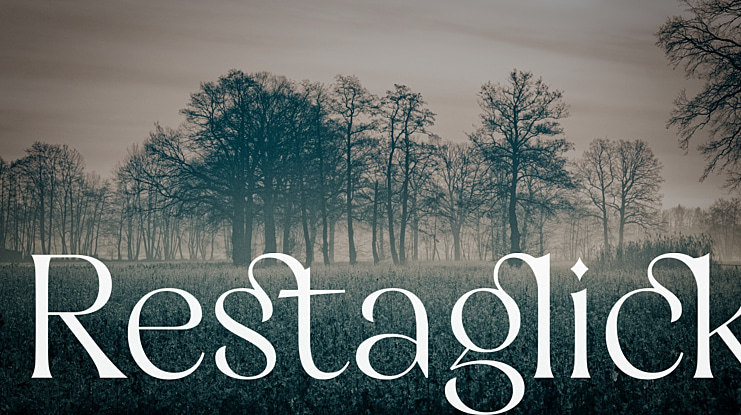 Restaglick Font