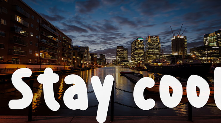 Stay cool Font