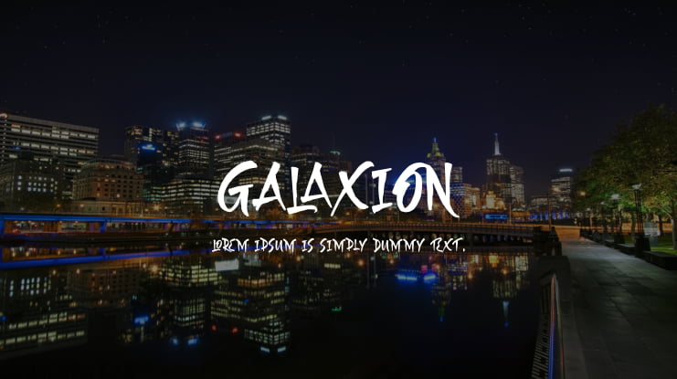 Galaxion Font
