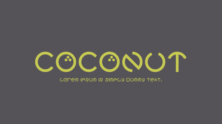 Coconut Font