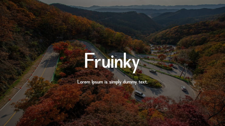 Fruinky Font