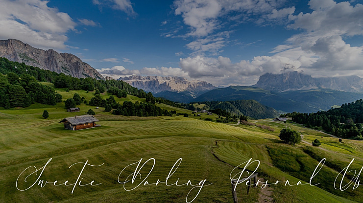 Sweetie Darling Personal Use Font