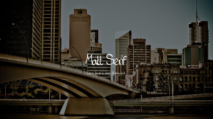 Matt Serif Font