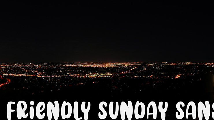 Friendly Sunday Sans Font
