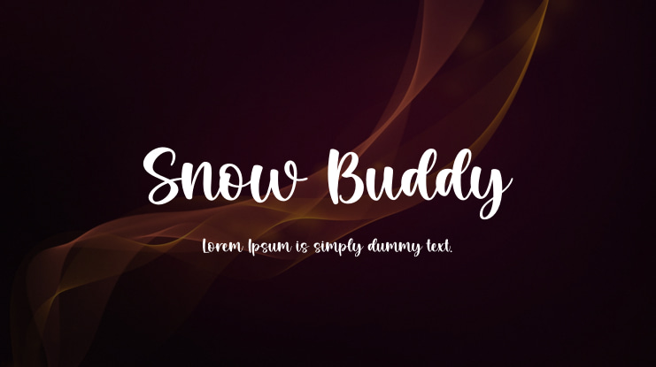 Snow Buddy Font