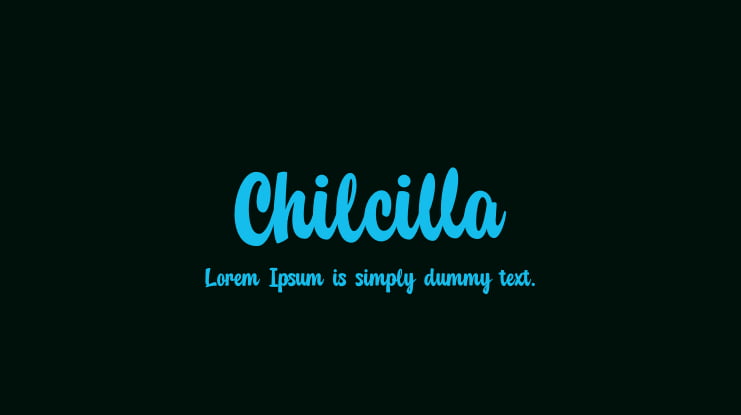 Chilcilla Font