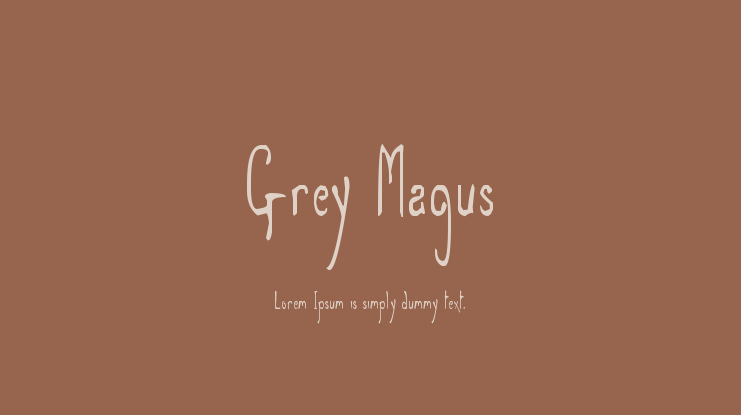 Grey Magus Font
