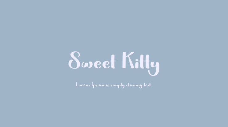 Sweet Kitty Font