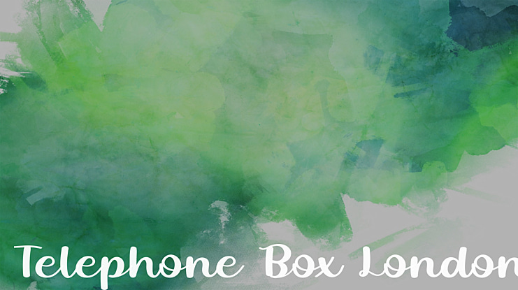 Telephone Box London Font