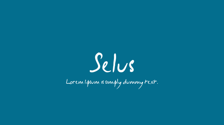 Selus Font