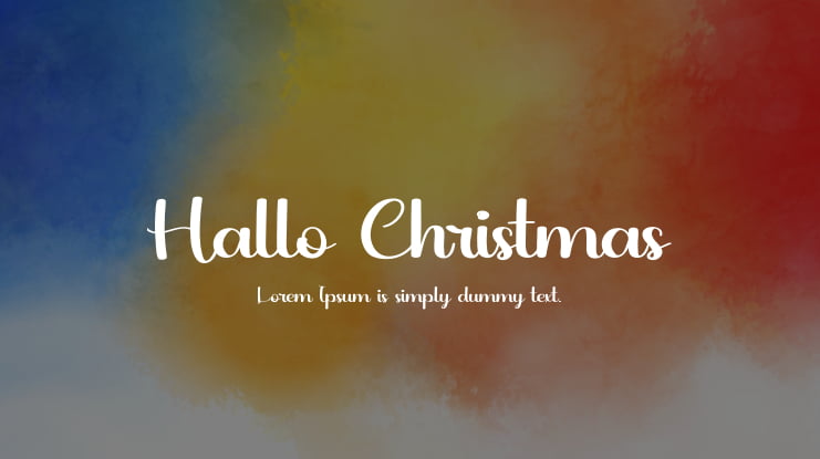 Hallo Christmas Font