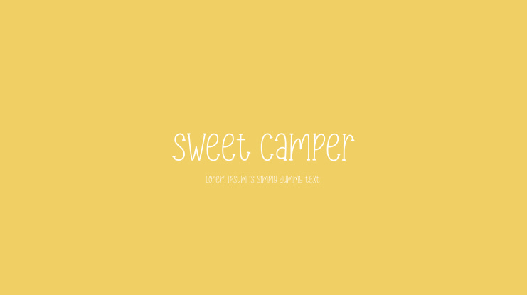 Sweet Camper Font