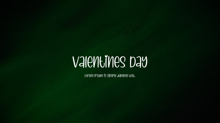 Valentines Day Font