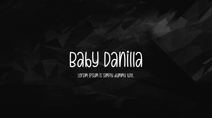 Baby Danilla Font