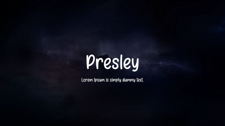 Presley Font