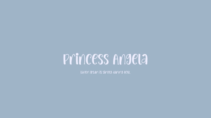 Princess Angela Font