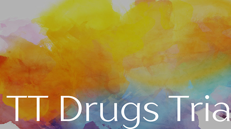 TT Drugs Trial Font Family