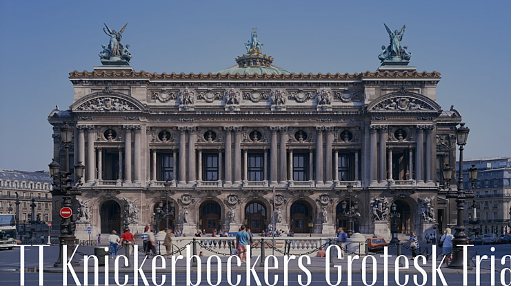 TT Knickerbockers Grotesk Trial Font