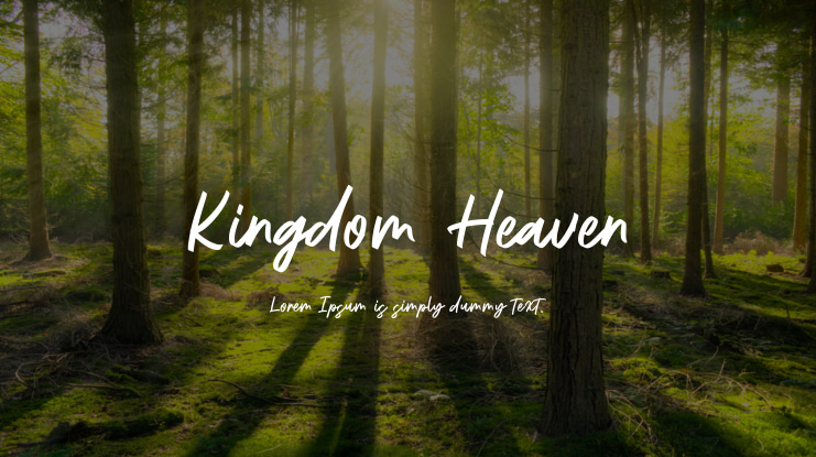 Kingdom Heaven Font