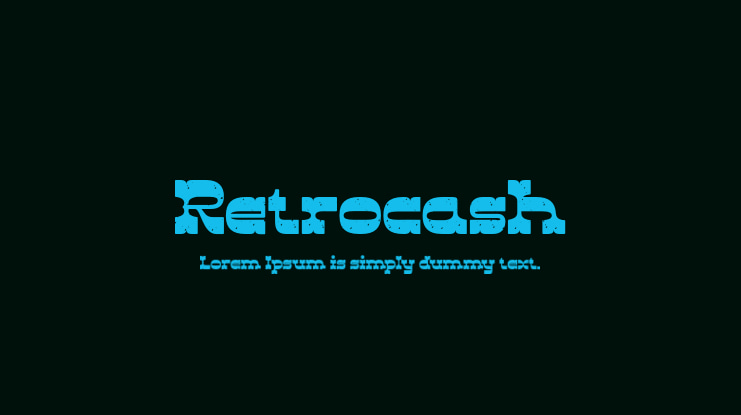 Retrocash Font