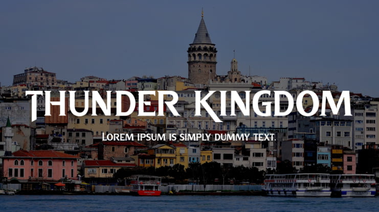 Thunder Kingdom Font