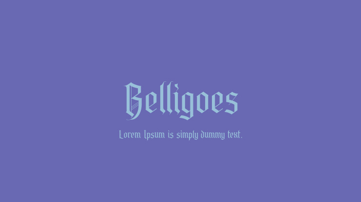 Belligoes Font