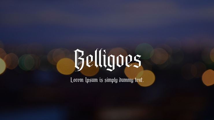 Belligoes Font